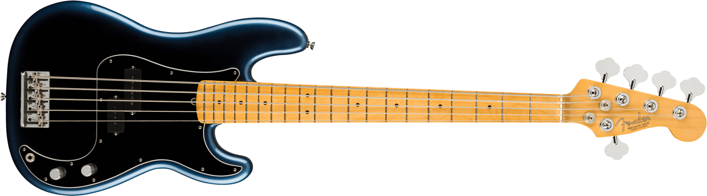 Fender Precision Bass V American Professional Ii Usa 5-cordes Mn - Dark Night - Bajo eléctrico de cuerpo sólido - Main picture