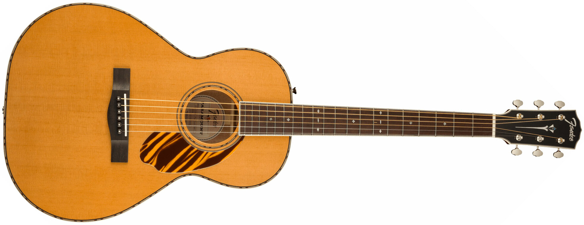 Fender Ps-220e Paramount Parlor Epicea Acajou Ova - Natural - Guitarra electro acustica - Main picture