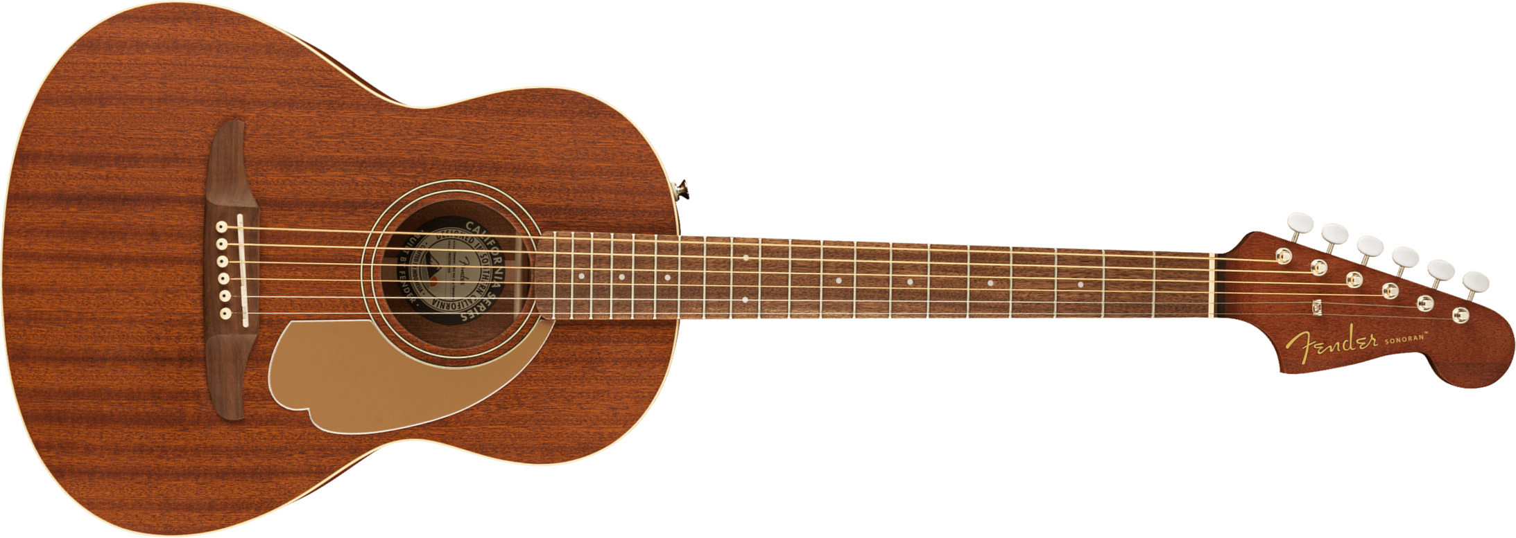Fender Sonoran Mini All Mahogany Tout Acajou Wal - Natural Satin - Guitarra acústica de viaje - Main picture