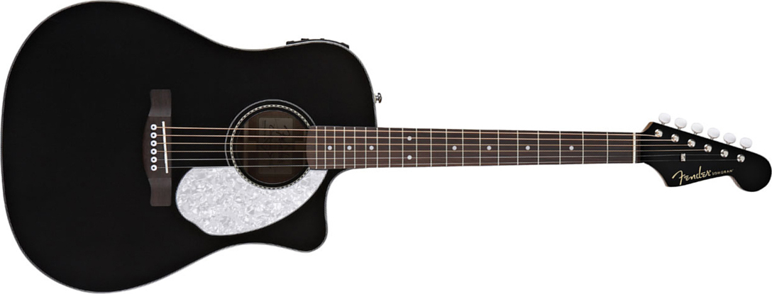 Fender Sonoran Sce Redesigned 2012 Black - Guitarra acústica & electro - Main picture