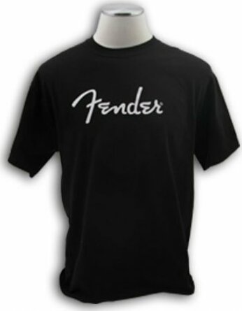 Fender Spaghetti Logo Black Large - L - Camiseta - Main picture