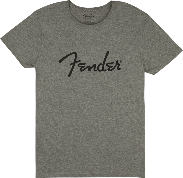 Fender Spaghetti Logo T Grey Medium - M - Camiseta - Main picture
