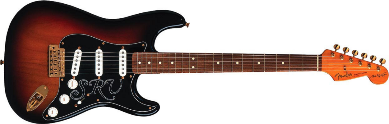 Fender Stevie Ray Vaughan Strat Usa Signature Sss Pf - 3-color Sunburst - Guitarra eléctrica con forma de str. - Main picture