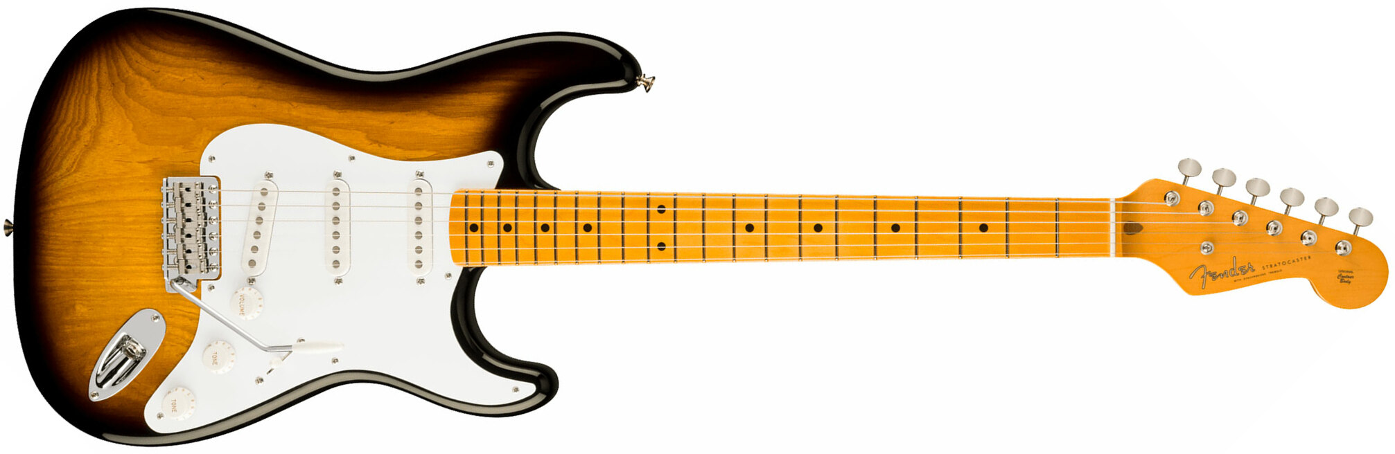 Fender Strat 1954 70th Anniversary American Vintage Ii Ltd Usa 3s Trem Mn - 2-color Sunburst - Guitarra eléctrica con forma de str. - Main picture