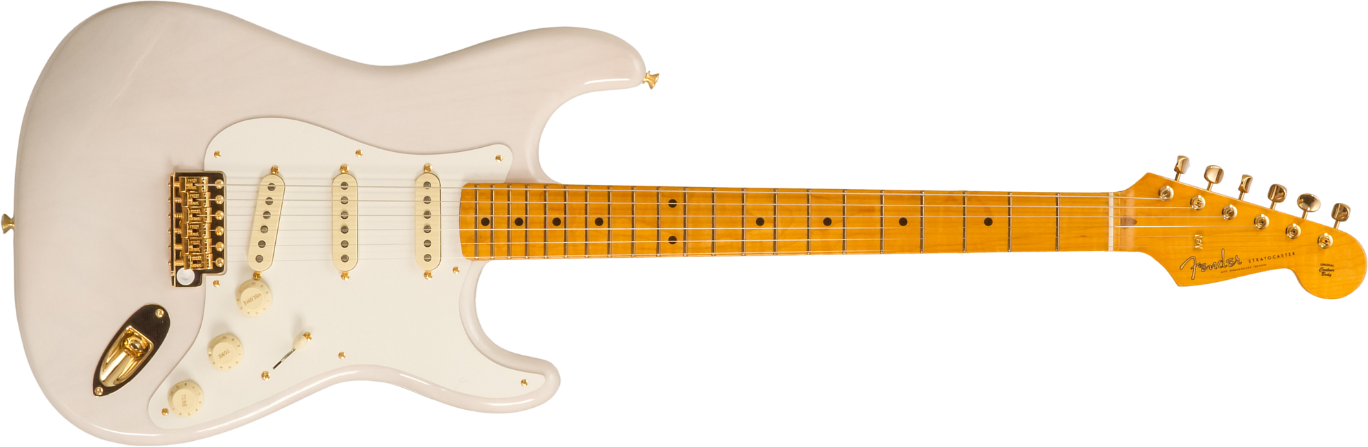 Fender Strat 1957 American Vintage Ii Ltd Usa 3s Trem Mn - White Blonde - Guitarra eléctrica con forma de str. - Main picture