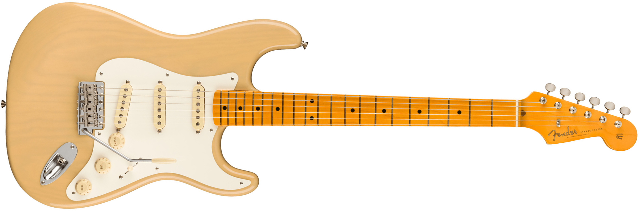 Fender Strat 1957 American Vintage Ii Usa 3s Trem Mn - Vintage Blonde - Guitarra eléctrica con forma de str. - Main picture