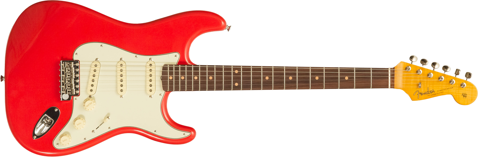 Fender Strat 1961 American Vintage Ii Ltd Usa 3s Trem Rw - Fiesta Red - Guitarra eléctrica con forma de str. - Main picture
