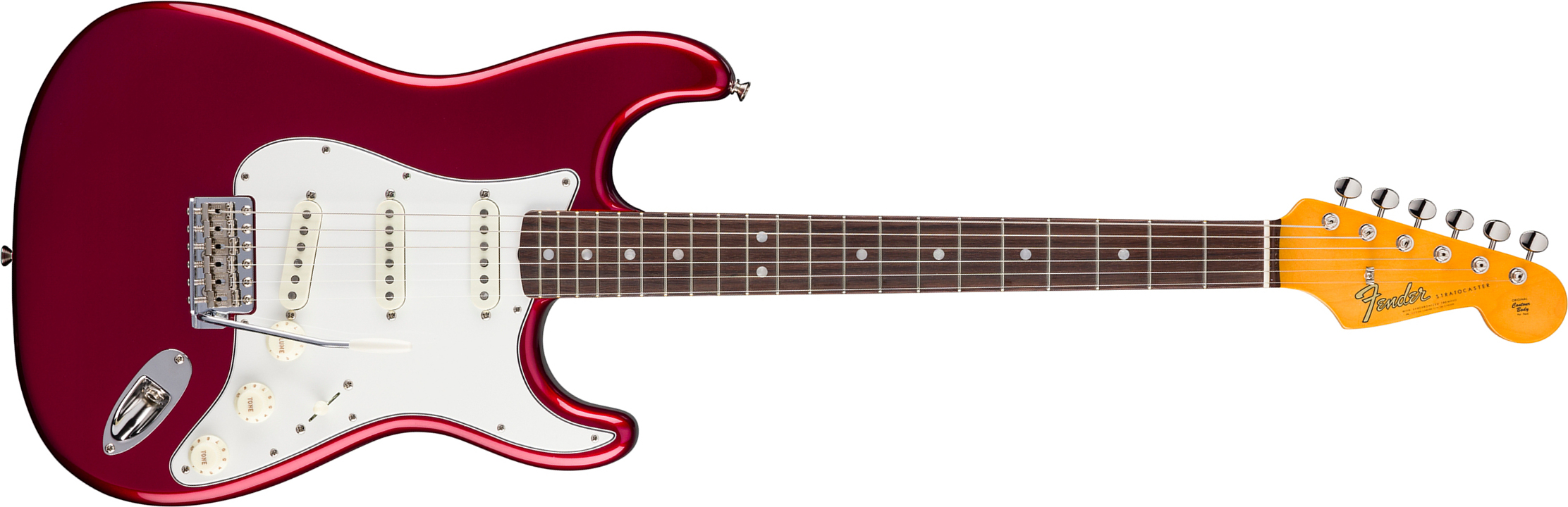 Fender Strat 1965 American Vintage Ii Usa 3s Trem Rw - Candy Apple Red - Guitarra eléctrica con forma de str. - Main picture