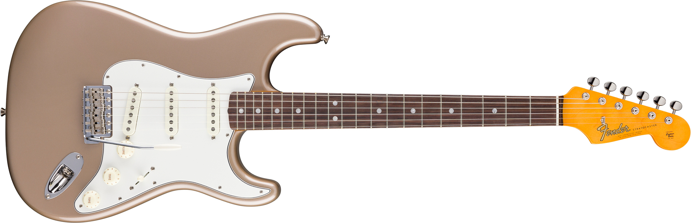 Fender Strat 1965 American Vintage Ii Usa 3s Trem Rw - Shoreline Gold - Guitarra eléctrica con forma de str. - Main picture