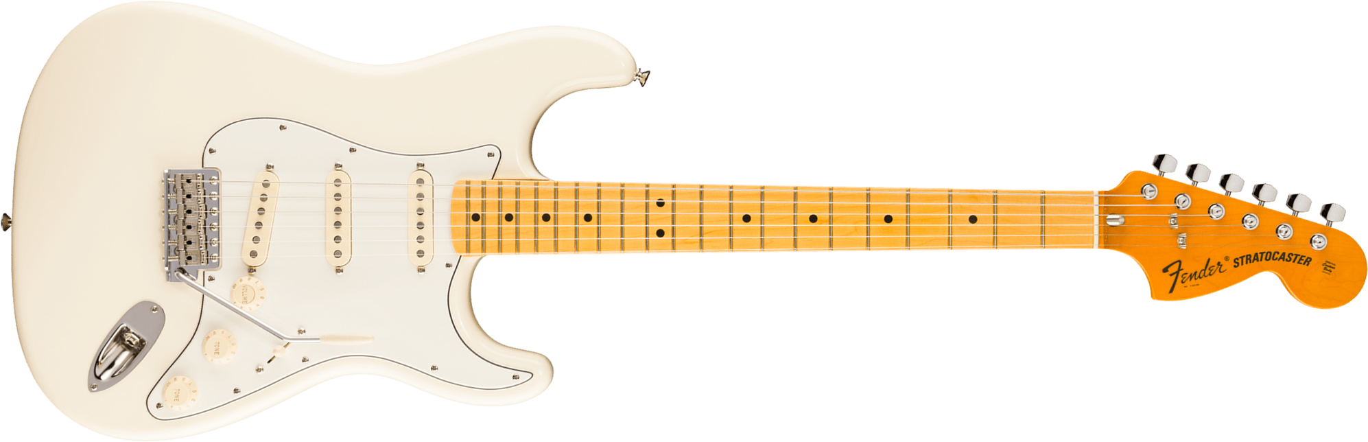 Fender Strat 1973 American Vintage Ii Ltd Usa 3s Trem Mn - Olympic White - Guitarra eléctrica con forma de str. - Main picture