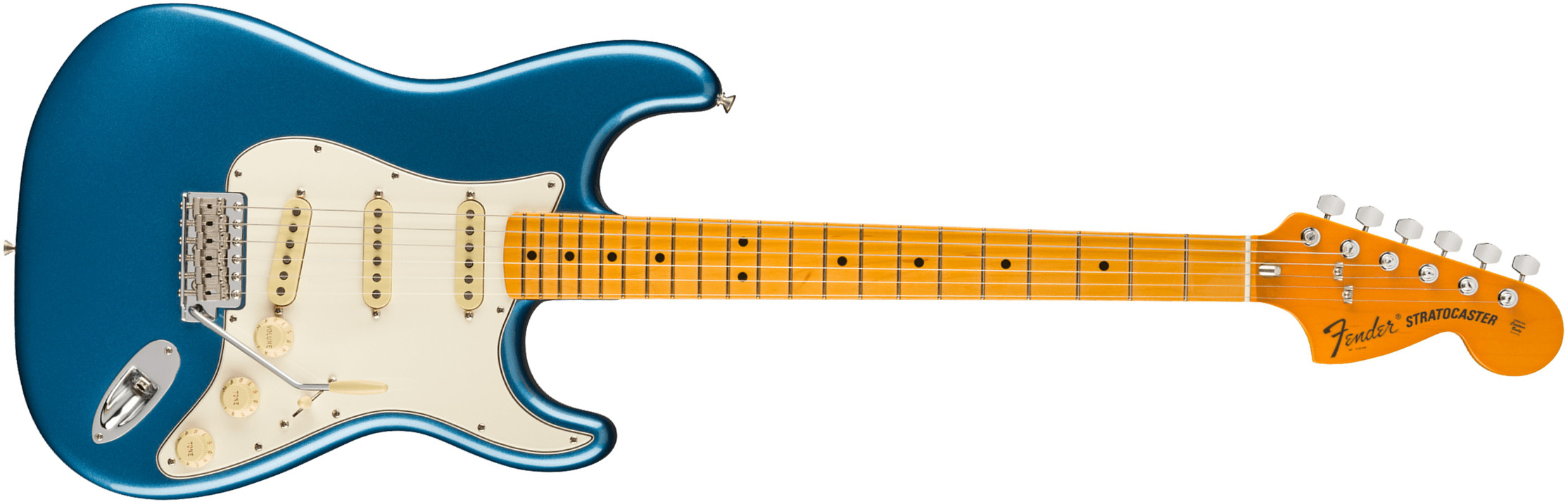 Fender Strat 1973 American Vintage Ii Usa 3s Trem Mn - Lake Placid Blue - Guitarra eléctrica con forma de str. - Main picture