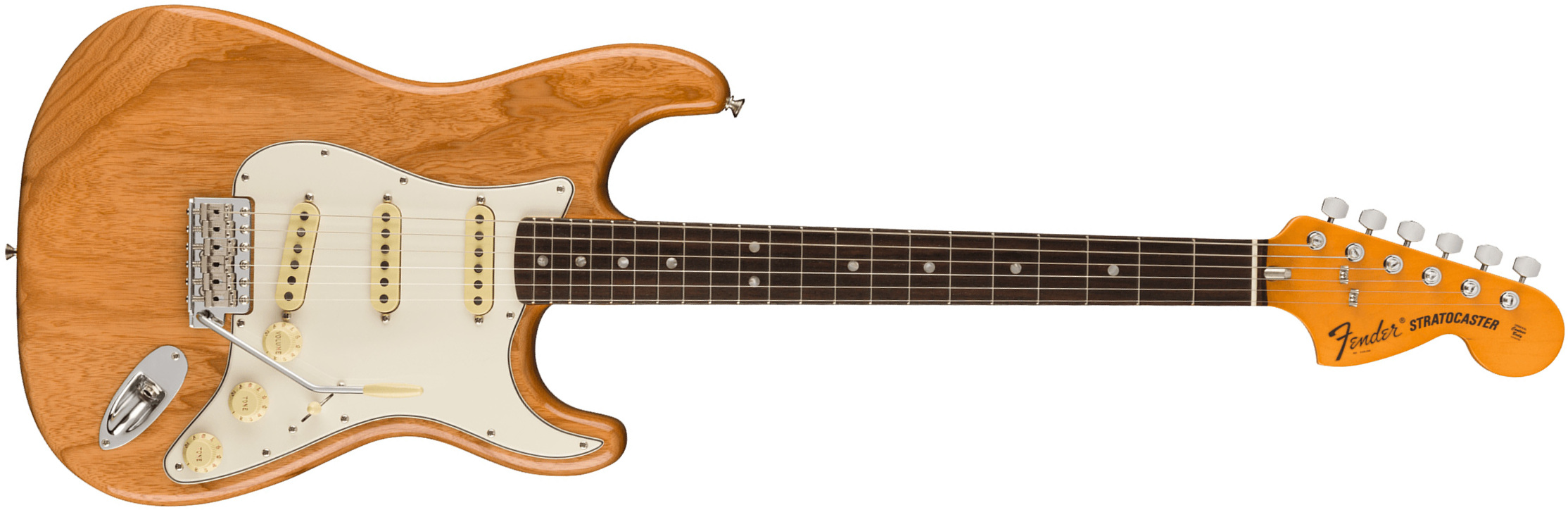 Fender Strat 1973 American Vintage Ii Usa 3s Trem Rw - Aged Natural - Guitarra eléctrica con forma de str. - Main picture