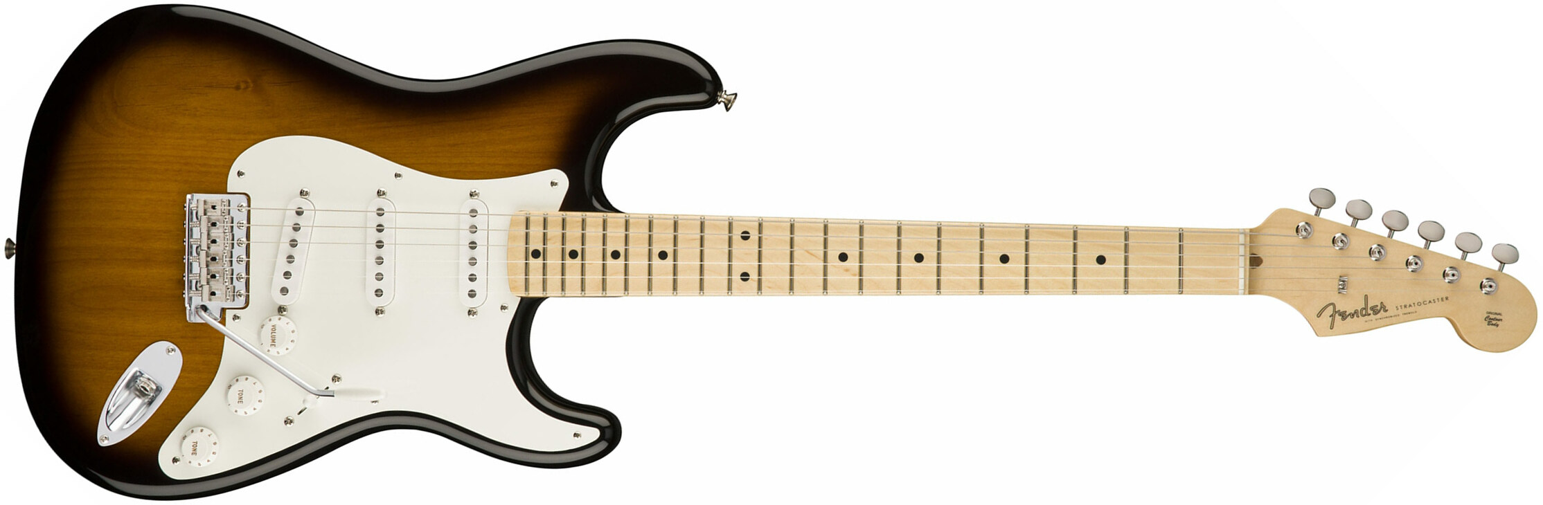 Fender Strat '50s American Original Usa Sss Mn - 2-color Sunburst - Guitarra eléctrica con forma de str. - Main picture