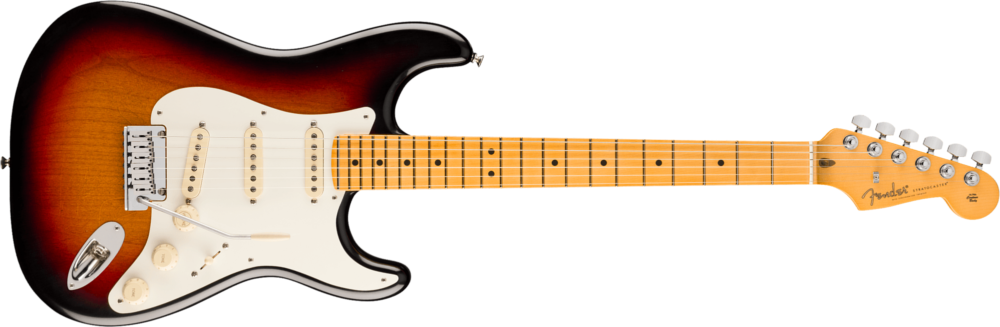 Fender Strat 50s American Ultra Luxe Usa 3s Trem Mn - 3-color Sunburst - Guitarra eléctrica con forma de str. - Main picture