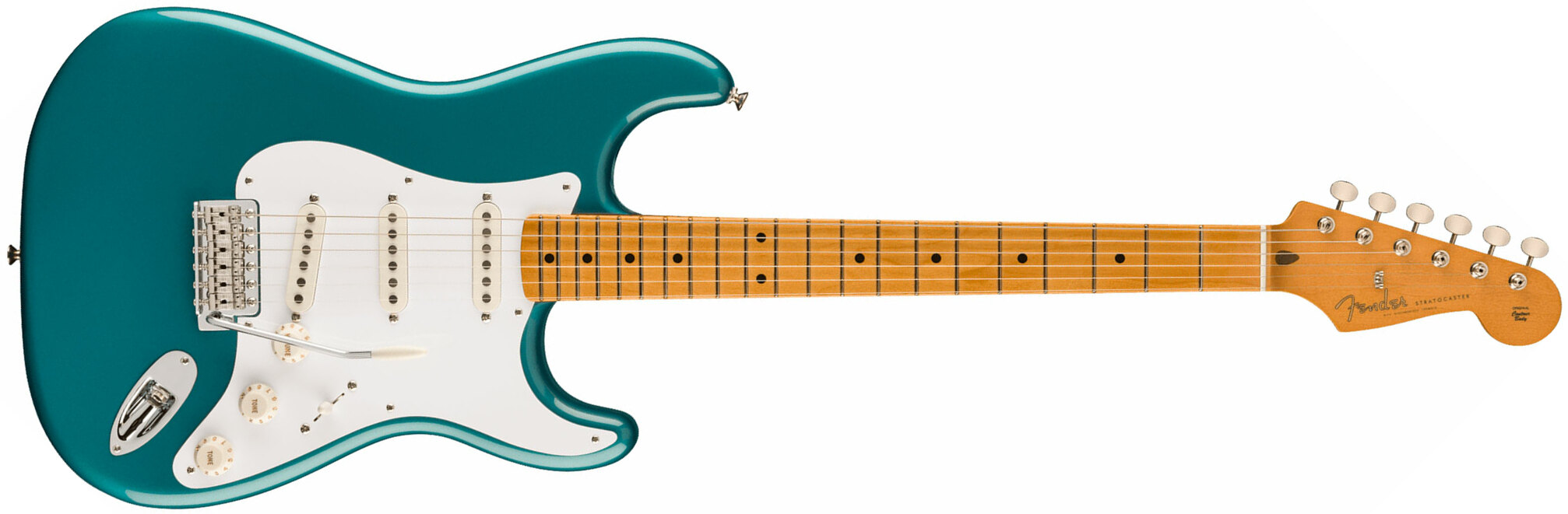 Fender Strat 50s Vintera 2 Mex 3s Trem Mn - Ocean Turquoise - Guitarra eléctrica con forma de str. - Main picture