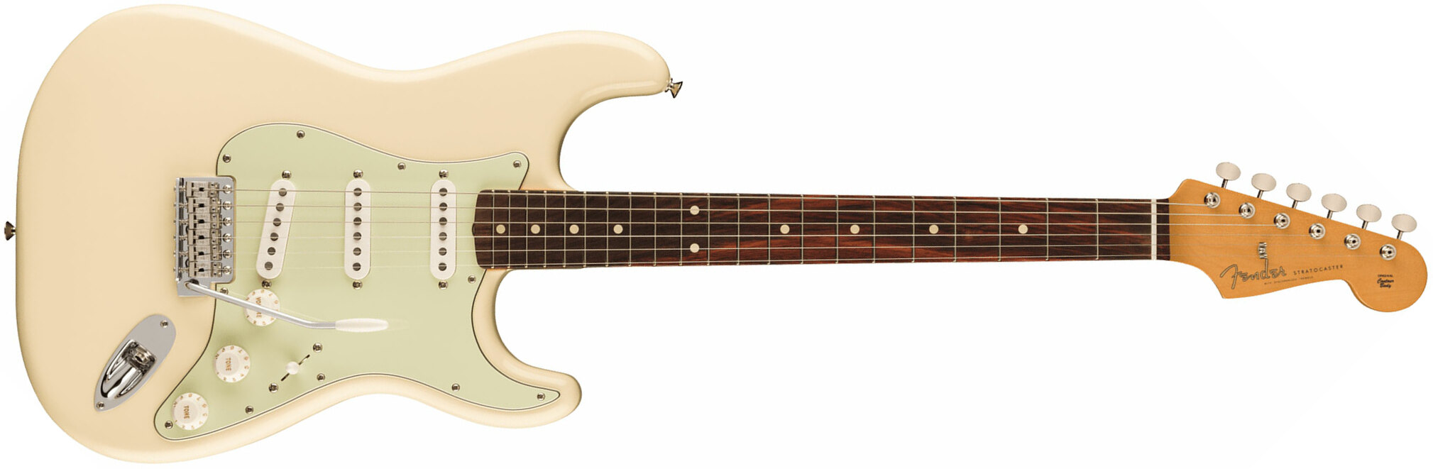 Fender Strat 60s Vintera 2 Mex 3s Trem Rw - Olympic White - Guitarra eléctrica con forma de str. - Main picture