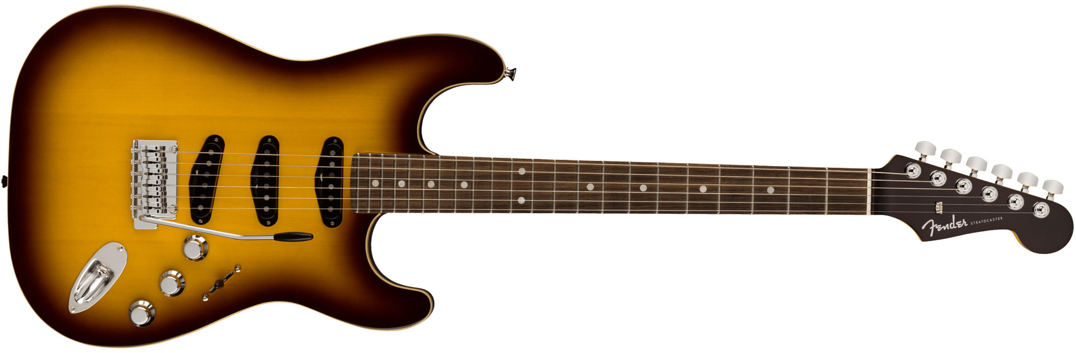 Fender Strat Aerodyne Special Jap 3s Trem Rw - Chocolate Burst - Guitarra eléctrica con forma de str. - Main picture