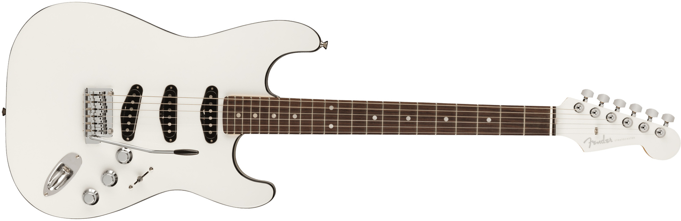 Fender Strat Aerodyne Special Jap 3s Trem Rw - Bright White - Guitarra eléctrica con forma de str. - Main picture