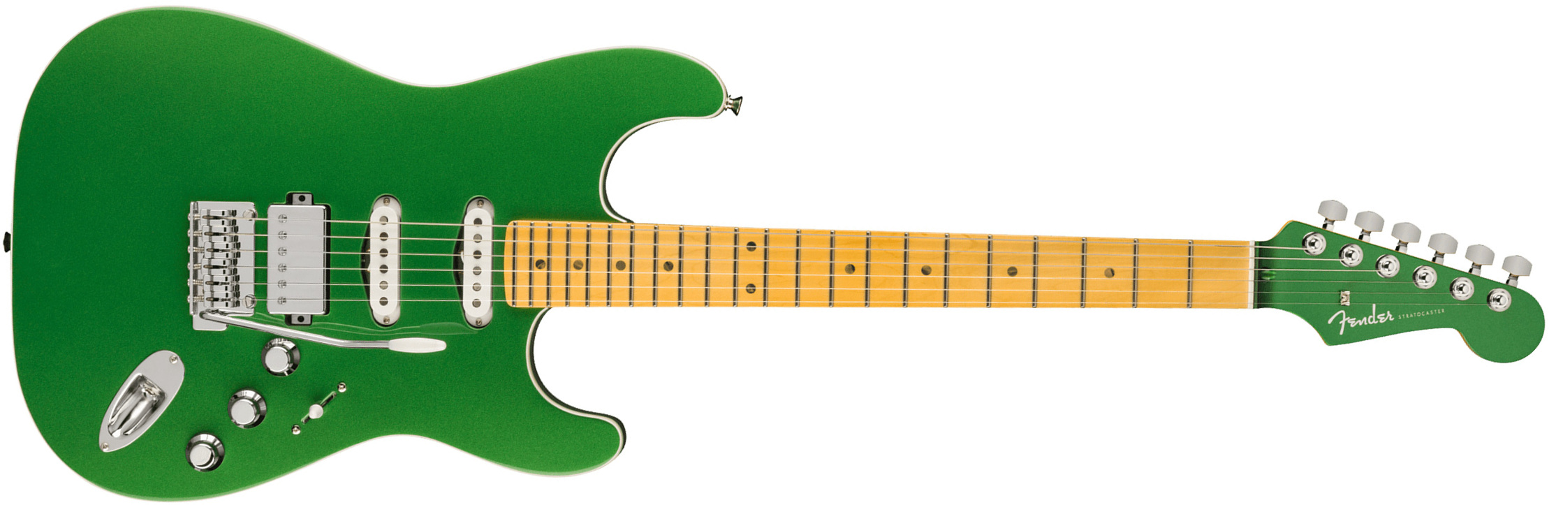 Fender Strat Aerodyne Special Jap Trem Hss Mn - Speed Green Metallic - Guitarra eléctrica con forma de str. - Main picture