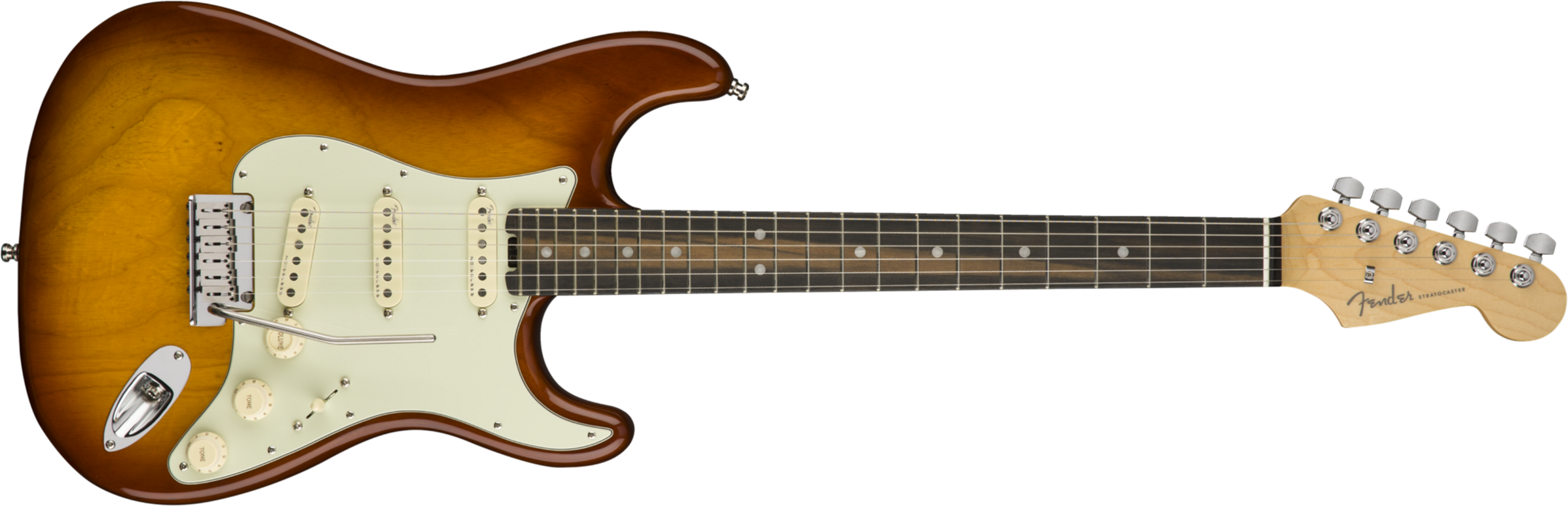 Fender Strat American Elite Usa 2018 3s Eb - Tobacco Sunburst - Guitarra eléctrica con forma de str. - Main picture