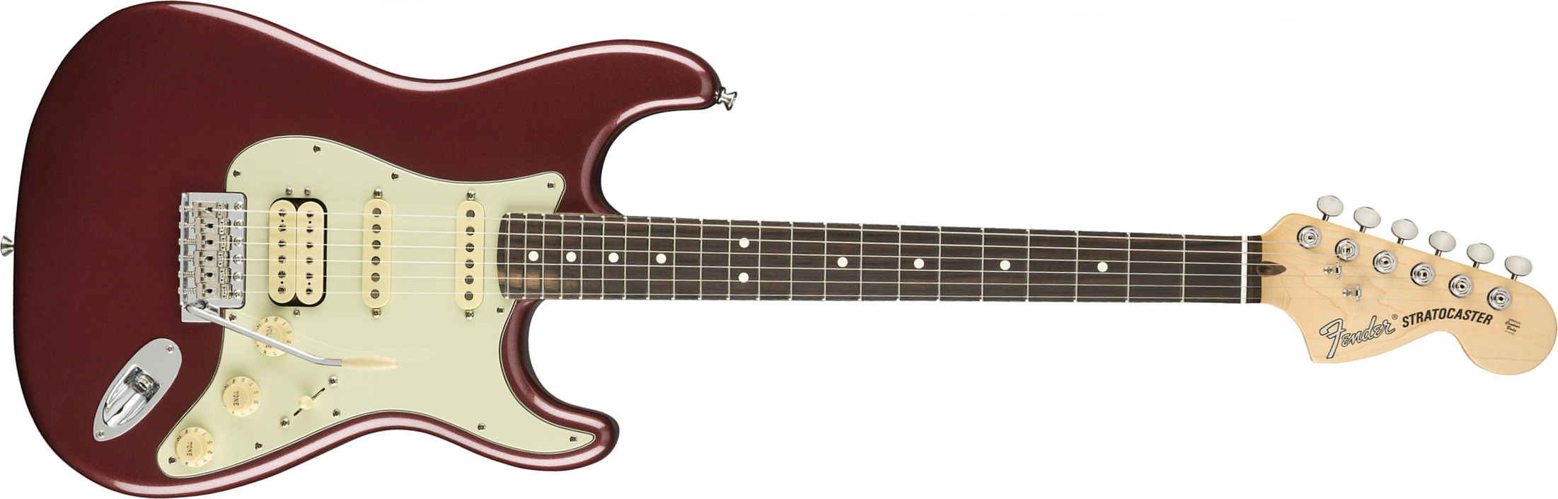 Fender Strat American Performer Usa Hss Rw - Aubergine - Guitarra eléctrica con forma de str. - Main picture
