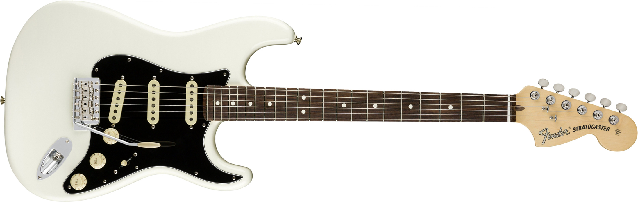 Fender Strat American Performer Usa Sss Rw - Arctic White - Guitarra eléctrica con forma de str. - Main picture