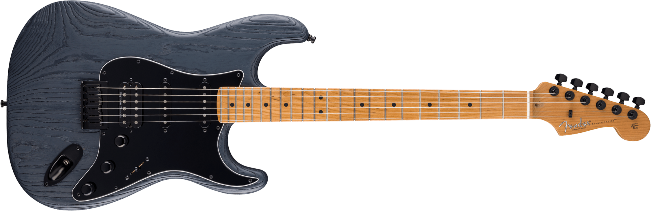 Fender Strat American Pro Ii Hss Ltd Usa Seymour Duncan Ht Mn - Ebony Smoke - Guitarra eléctrica con forma de str. - Main picture