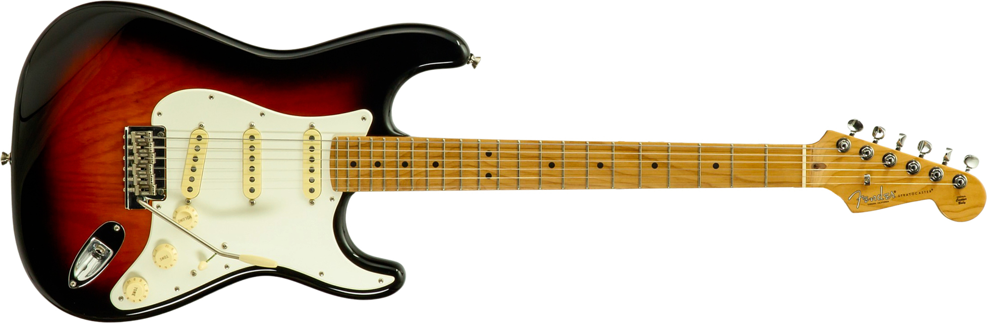 Fender Strat American Pro Ii Ltd 3s Trem Mn #us23077326 - 2-color Sunburst - Guitarra eléctrica con forma de str. - Main picture