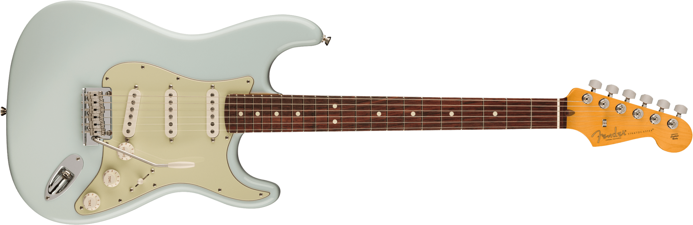 Fender Strat American Pro Ii Usa 3s Trem Rw - Sonic Blue - Guitarra eléctrica con forma de str. - Main picture