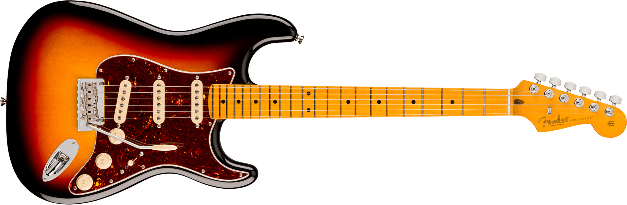 Fender Strat American Pro. Usa  3s Trem Mn - 3-color Sunburst - Guitarra eléctrica con forma de str. - Main picture