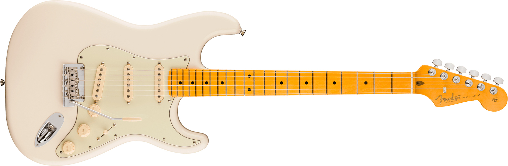 Fender Strat American Pro. Usa  3s Trem Mn - Olympic White - Guitarra eléctrica con forma de str. - Main picture