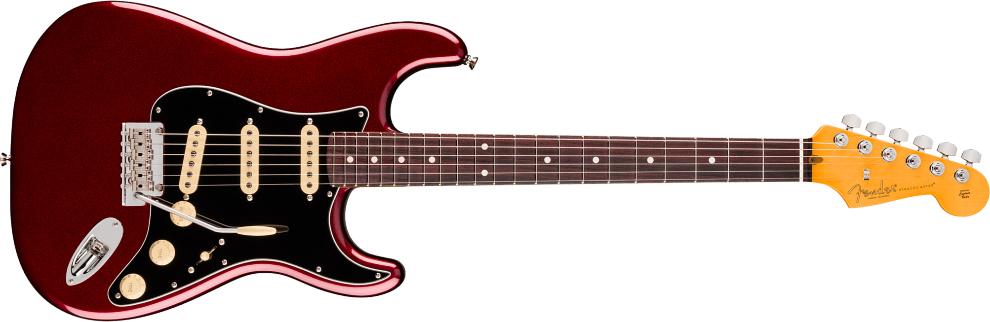 Fender Strat American Pro. Usa  3s Trem Rw - Oxblood - Guitarra eléctrica con forma de str. - Main picture