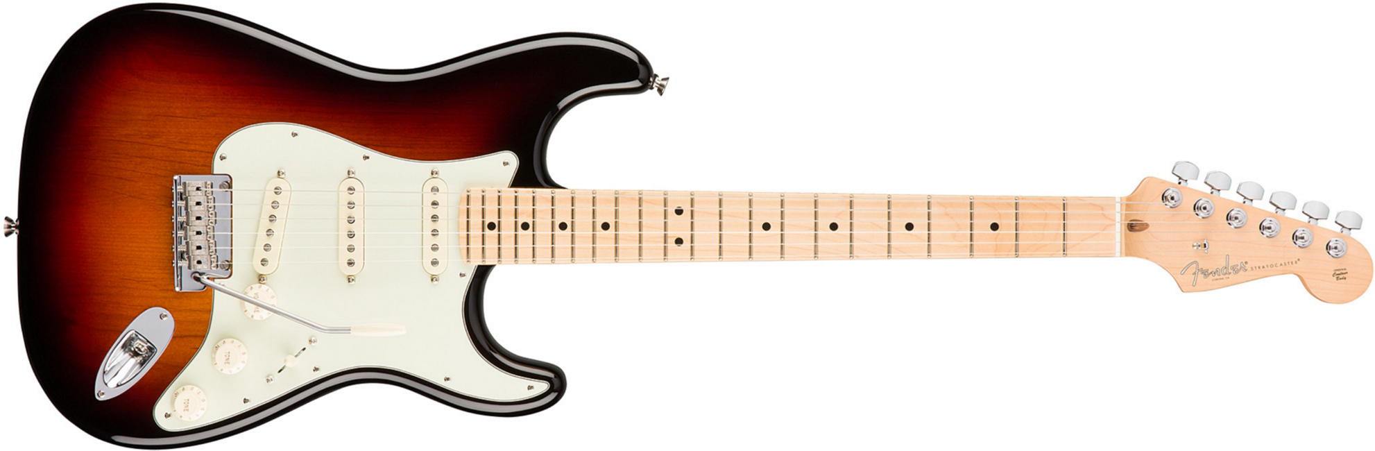 Fender Strat American Professional 2017 3s Usa Mn - 3-color Sunburst - Guitarra eléctrica con forma de str. - Main picture