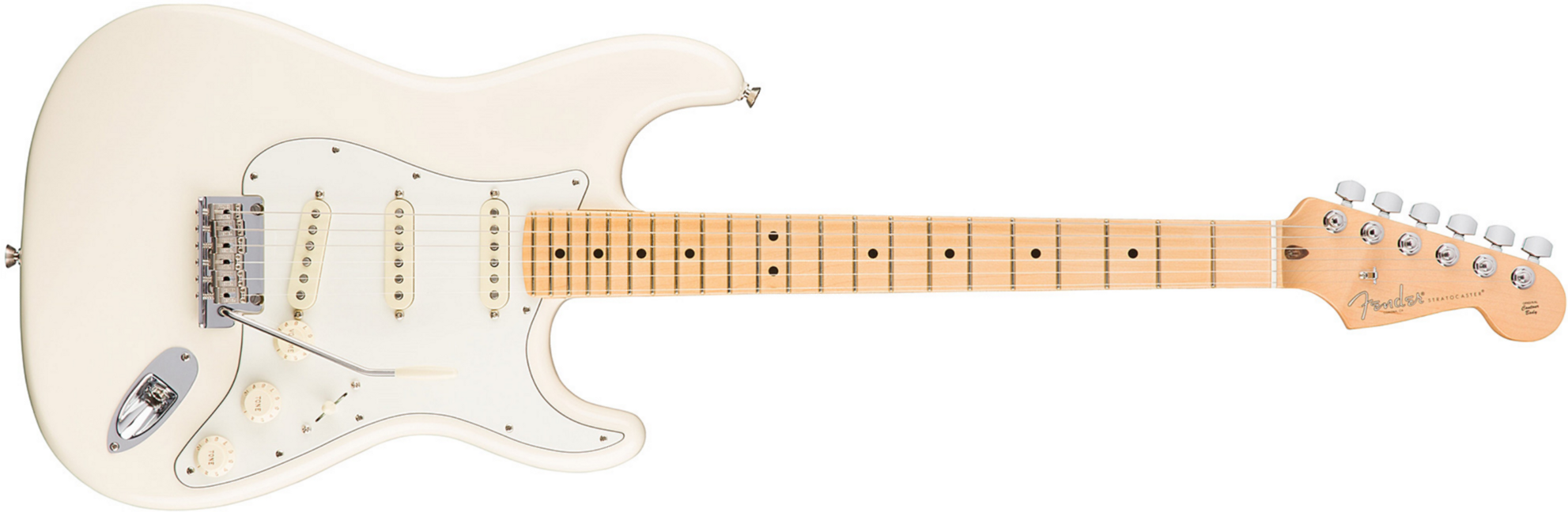 Fender Strat American Professional 2017 3s Usa Mn - Olympic White - Guitarra eléctrica con forma de str. - Main picture