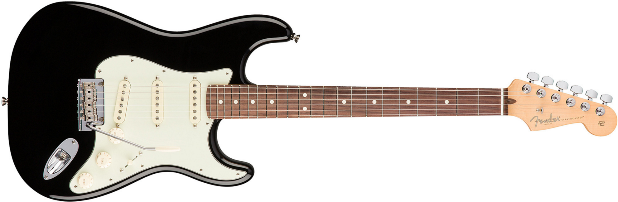 Fender Strat American Professional 2017 3s Usa Rw - Black - Guitarra eléctrica con forma de str. - Main picture