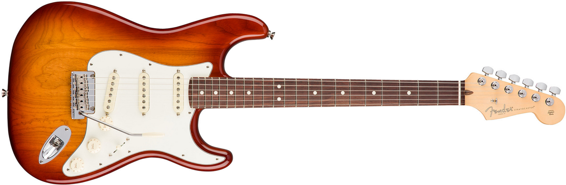 Fender Strat American Professional 2017 3s Usa Rw - Sienna Sunburst - Guitarra eléctrica con forma de str. - Main picture