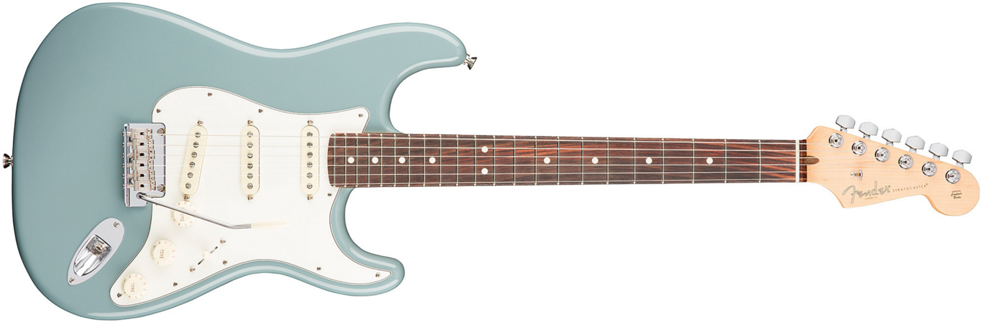 Fender Strat American Professional 2017 3s Usa Rw - Sonic Grey - Guitarra eléctrica con forma de str. - Main picture