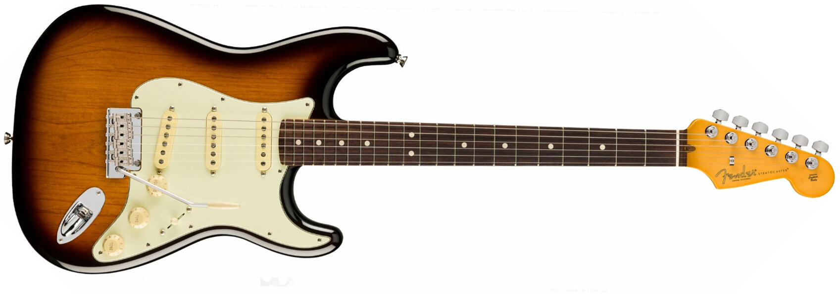 Fender Strat American Professional Ii 70th Anniversary Usa 3s Trem Rw - 2-color Sunburst - Guitarra eléctrica con forma de str. - Main picture