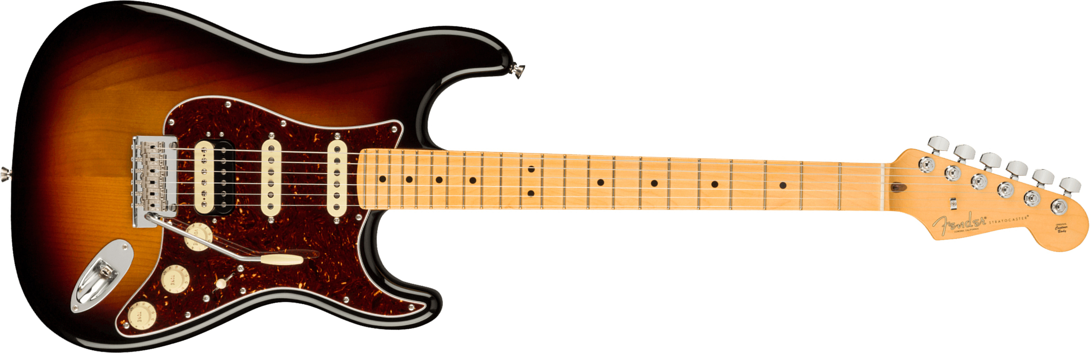 Fender Strat American Professional Ii Hss Usa Mn - 3-color Sunburst - Guitarra eléctrica con forma de str. - Main picture