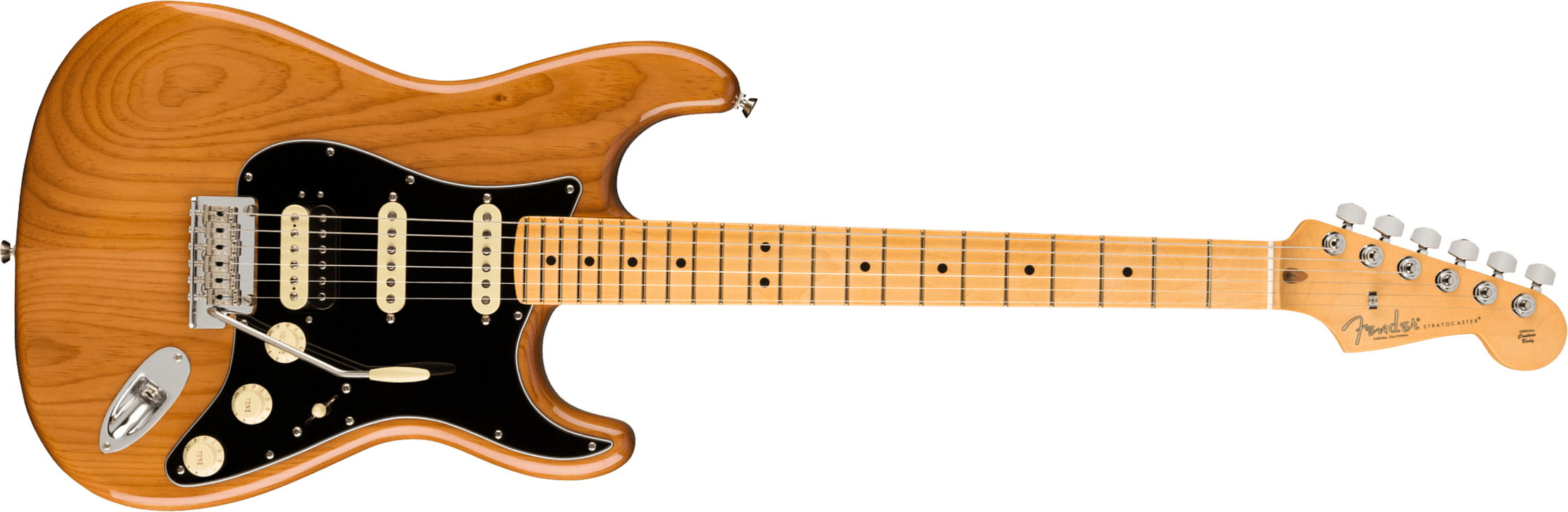 Fender Strat American Professional Ii Hss Usa Mn - Roasted Pine - Guitarra eléctrica con forma de str. - Main picture