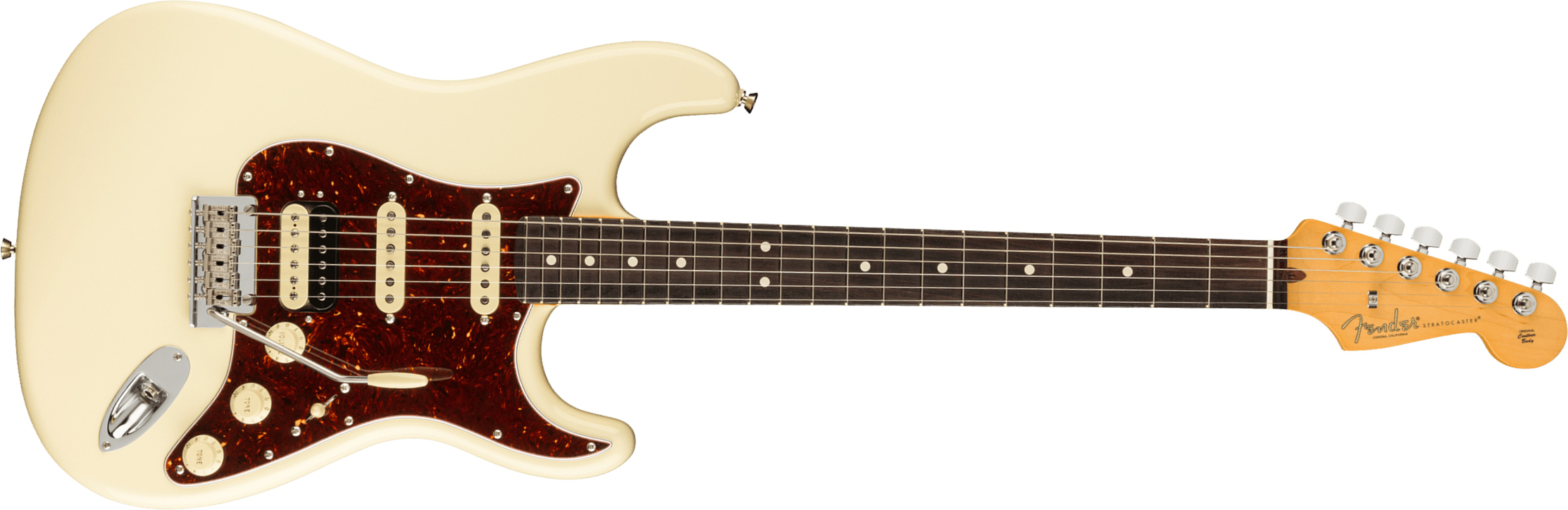 Fender Strat American Professional Ii Hss Usa Rw - Olympic White - Guitarra eléctrica con forma de str. - Main picture