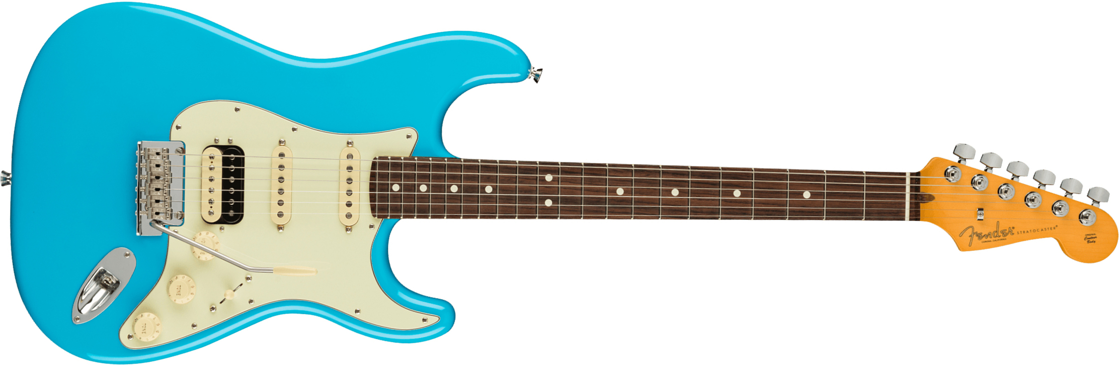 Fender Strat American Professional Ii Hss Usa Rw - Miami Blue - Guitarra eléctrica con forma de str. - Main picture