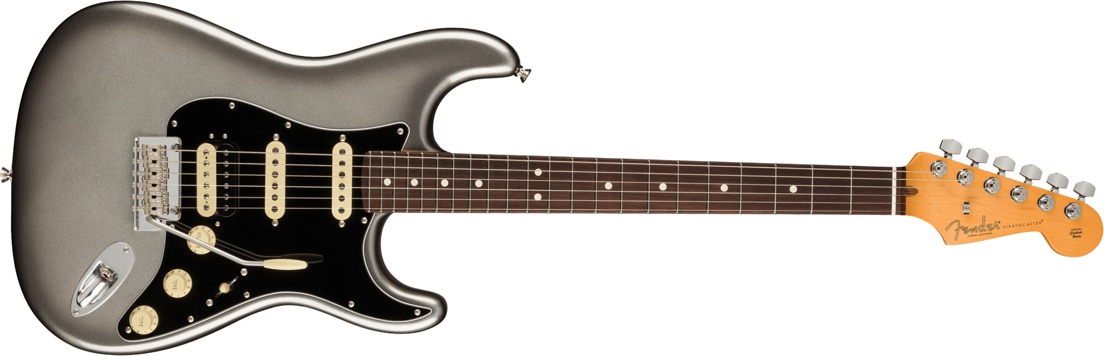 Fender Strat American Professional Ii Hss Usa Rw - Mercury - Guitarra eléctrica con forma de str. - Main picture