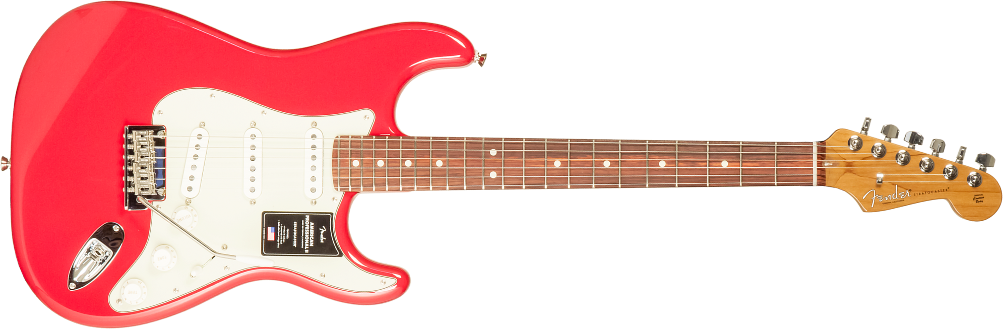 Fender Strat American Professional Ii Ltd Usa 3s Trem Rw - Fiesta Red - Guitarra eléctrica con forma de str. - Main picture