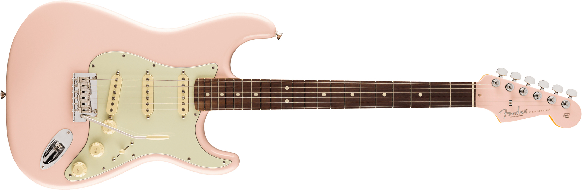 Fender Strat American Professional Ii Ltd Usa 3s Trem Rw - Shell Pink - Guitarra eléctrica con forma de str. - Main picture
