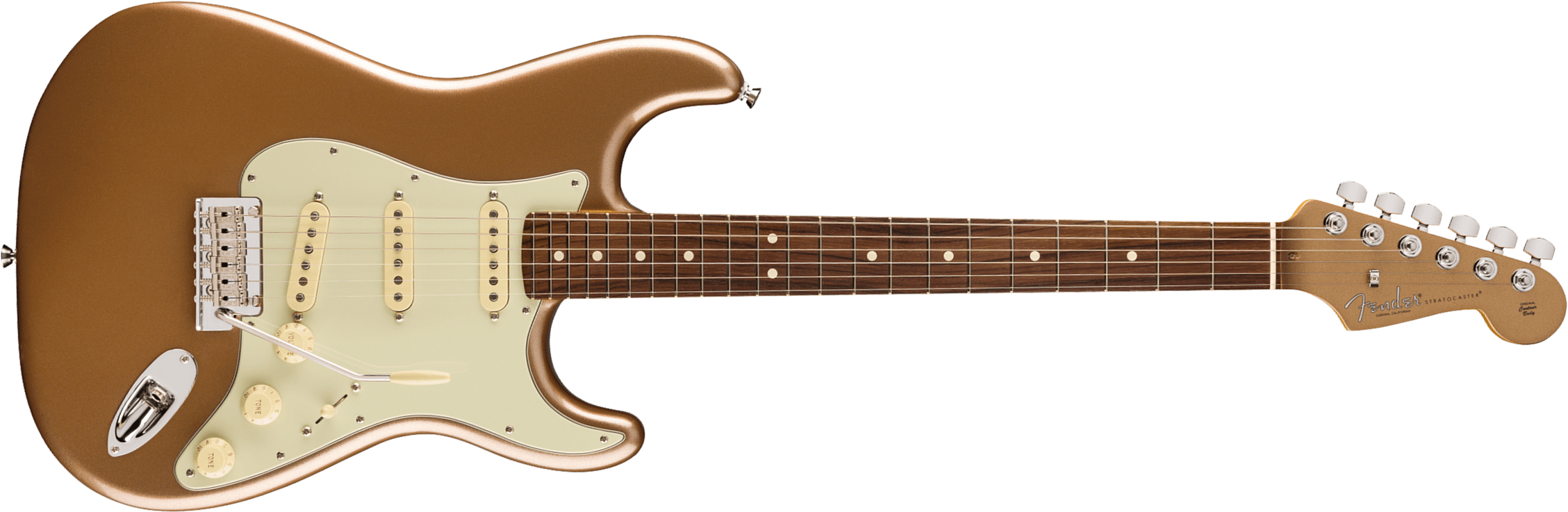 Fender Strat American Professional Ii Ltd Usa 3s Trem Rw - Firemist Gold Metallic - Guitarra eléctrica con forma de str. - Main picture