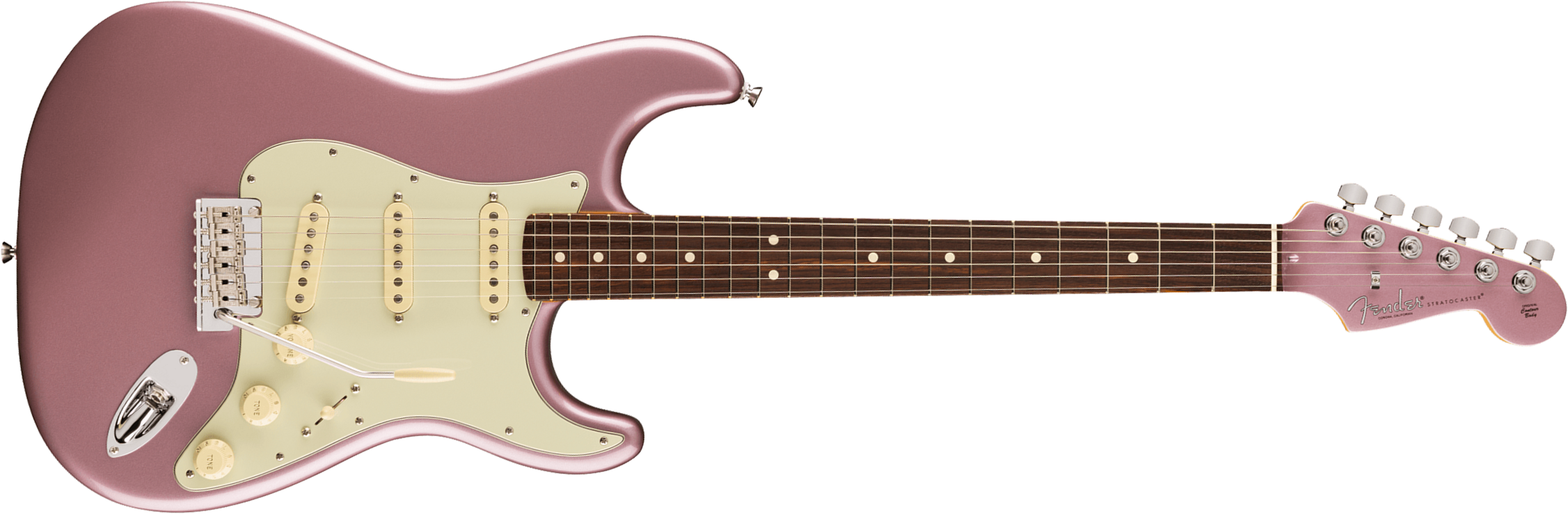 Fender Strat American Professional Ii Ltd Usa 3s Trem Rw - Burgundy Mist Metallic - Guitarra eléctrica con forma de str. - Main picture