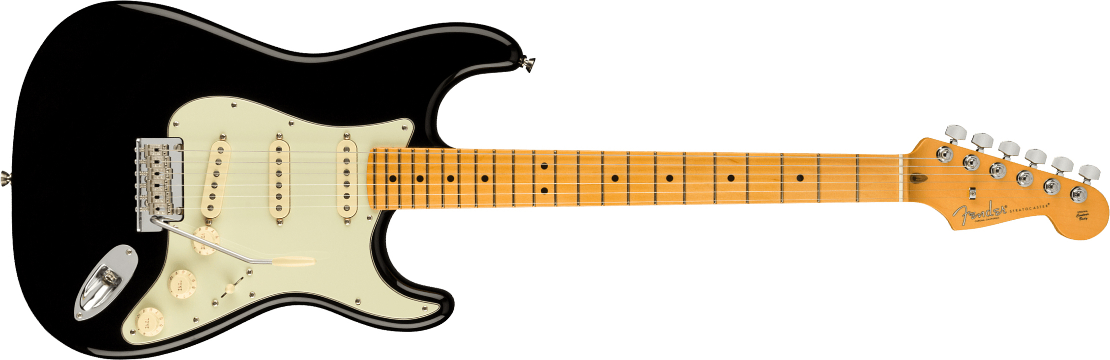 Fender Strat American Professional Ii Usa Mn - Black - Guitarra eléctrica con forma de str. - Main picture