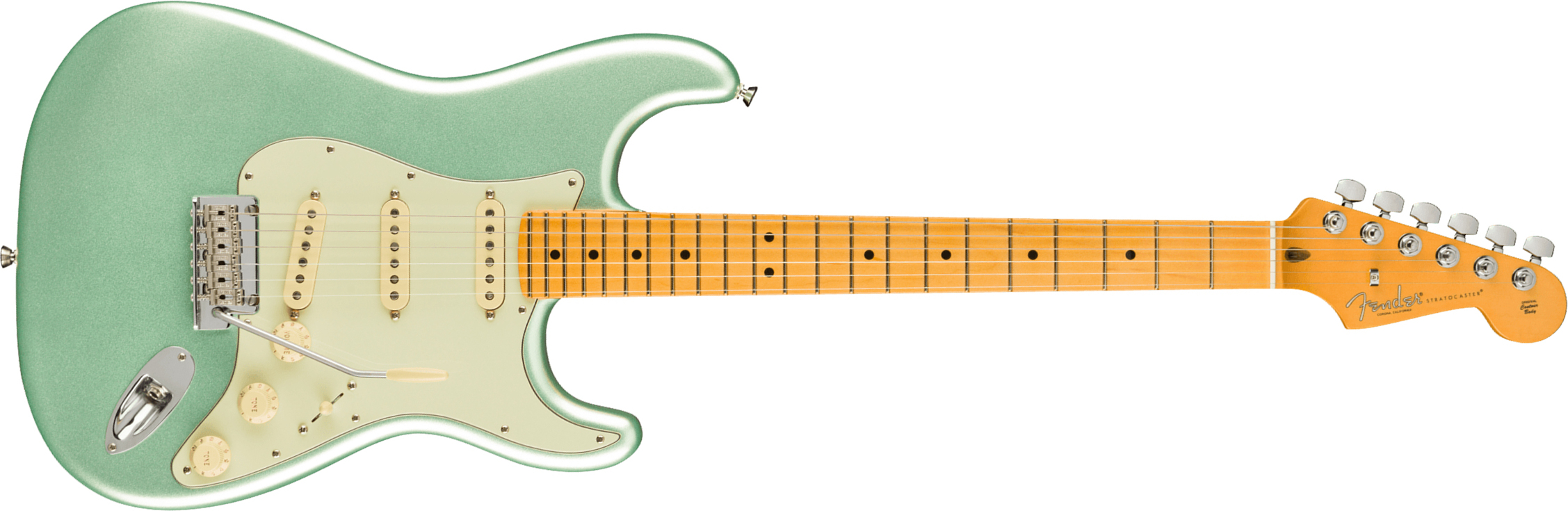 Fender Strat American Professional Ii Usa Mn - Mystic Surf Green - Guitarra eléctrica con forma de str. - Main picture