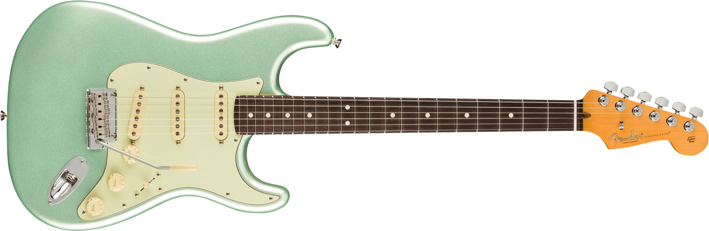 Fender Strat American Professional Ii Usa Rw - Mystic Surf Green - Guitarra eléctrica con forma de str. - Main picture